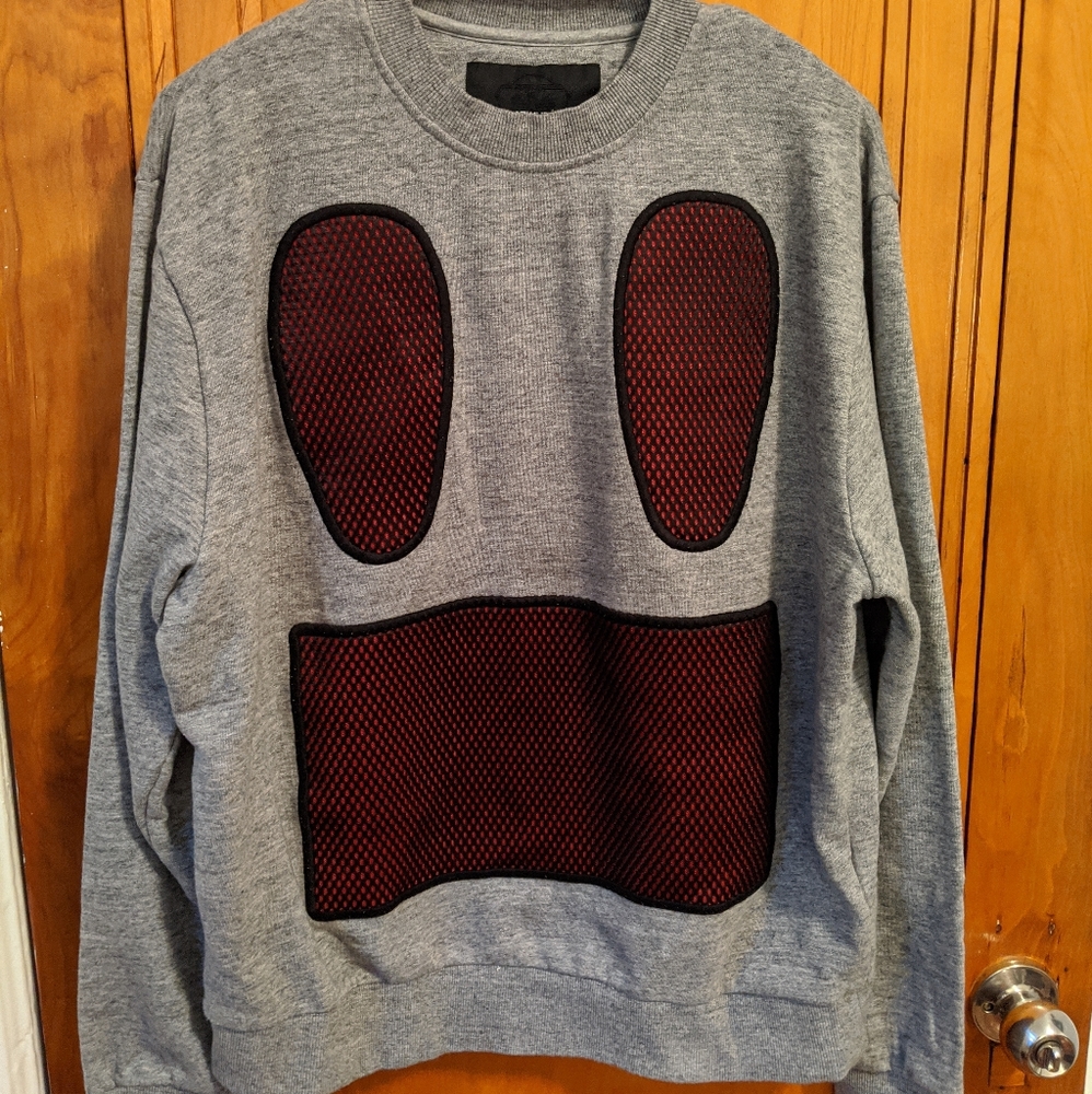 Robot face sweater